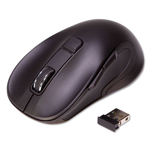 Innovera Hyper-Fast Scrolling Mouse, 2.4 GHz Frequency-26 ft Wireless Range, Right Hand Use, Black IVR62500