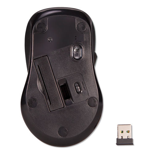 Innovera Hyper-Fast Scrolling Mouse, 2.4 GHz Frequency-26 ft Wireless Range, Right Hand Use, Black IVR62500