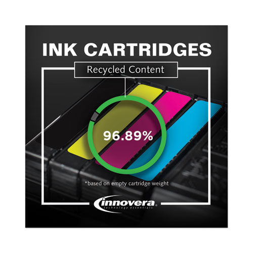Innovera Remanufactured Tri-Color High-Yield Ink, Replacement for HP 62XL (C2P07AN), 415 Page-Yield IVR62XLTRI
