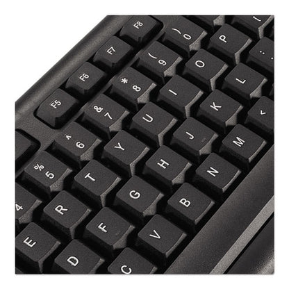 Innovera Slimline Keyboard and Mouse, USB 2.0, Black IVR69202