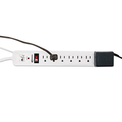 Innovera Surge Protector, 7 Outlets, 4 ft Cord, 1080 Joules, White IVR71654