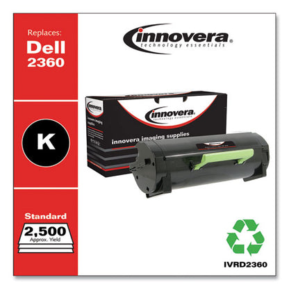 Innovera Remanufactured Black Toner, Replacement for Dell 331-9803, 2,500 Page-Yield IVRD2360