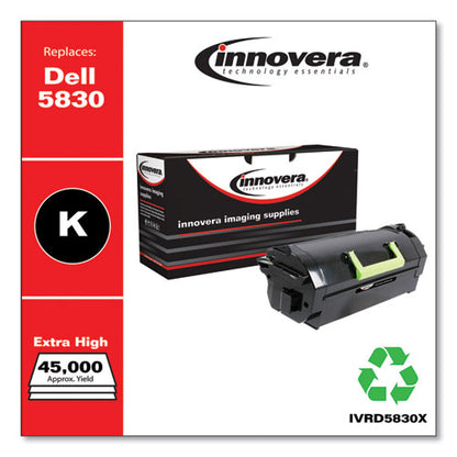 Innovera Remanufactured Black Extra High-Yield Toner, Replacement for Dell 593-BBYT, 45,000 Page-Yield IVRD5830X
