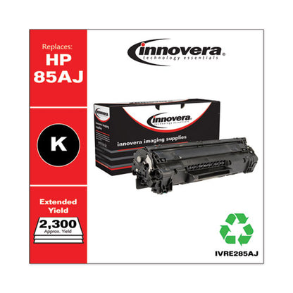 Innovera Remanufactured Black Extended-Yield Toner, Replacement for HP 85A (CE285AJ), 2,300 Page-Yield IVRE285AJ