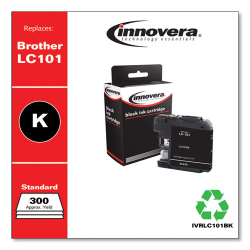 Innovera LC101 (LC101BK) Black Ink Cartridge IVRLC101BK