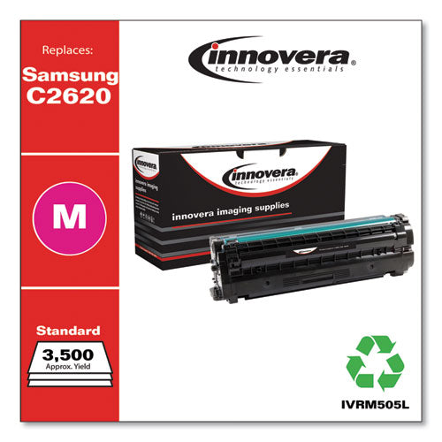 Innovera Remanufactured Magenta High-Yield Toner, Replacement for Samsung CLT-M505L (SU304A), 3,500 Page-Yield IVRM505L