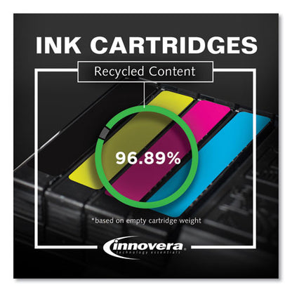 Innovera 62 (N9H64FN) Remanufactured Black-Tri-Color Ink Cartridges IVRN9H64FN