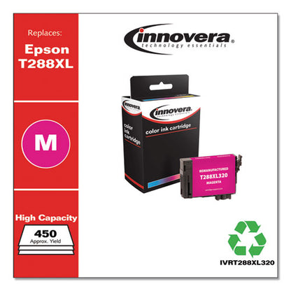 Innovera T288XL (T288XL320) Remanufactured High-Yield Magenta Ink Cartridge IVRT288XL320
