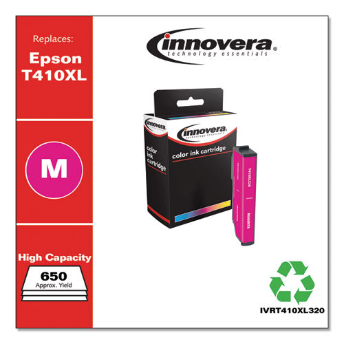 Innovera T410XL (T410XL320) Remanufactured High-Yield Magenta Ink Cartridge IVRT410XL320