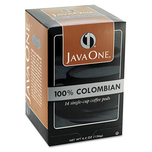 Java One Coffee Pods, Colombian Supremo, Single Cup, 14-Box 39830206141