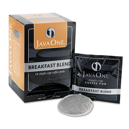 Java One Coffee Pods Breakfast Blend Single Cup (14 Pods) 30220