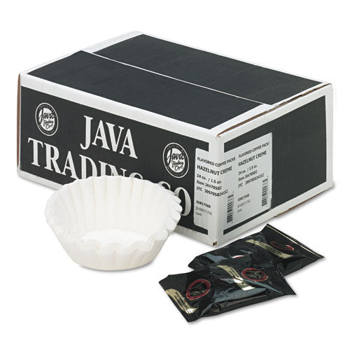Distant Lands Coffee Coffee Portion Packs, 1.5oz Packs, Hazelnut Creme, 24-Carton 399705024152