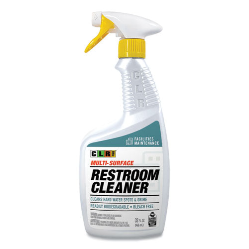 CLR PRO Restroom Cleaner, 32 oz Pump Spray, 6-Carton BATH-32PRO