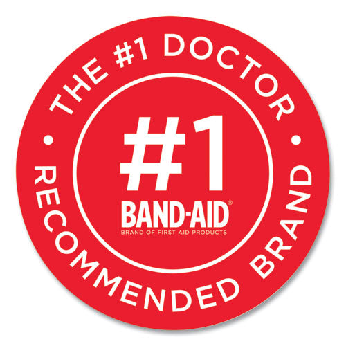 BAND-AID Plastic Adhesive Bandages, 0.75 x 3, 60-Box 100563500