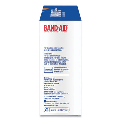 BAND-AID Flexible Fabric Adhesive Bandages, Assorted, 100-Box 11507800