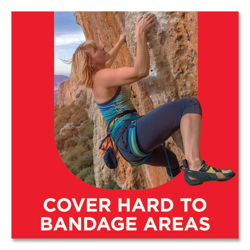 BAND-AID Flexible Fabric Extra Large Adhesive Bandages, 1.75 x 4, 10-Box 111834100