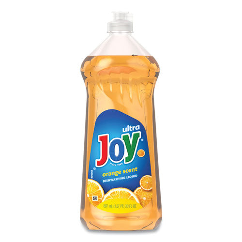 Joy Ultra Orange Dishwashing Liquid, Orange, 30 oz Bottle, 10-Carton 75056