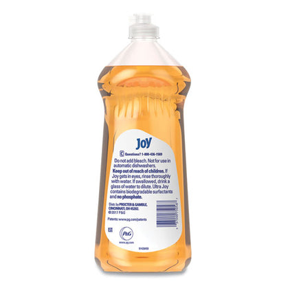 Joy Ultra Orange Dishwashing Liquid, Orange, 30 oz Bottle, 10-Carton 75056