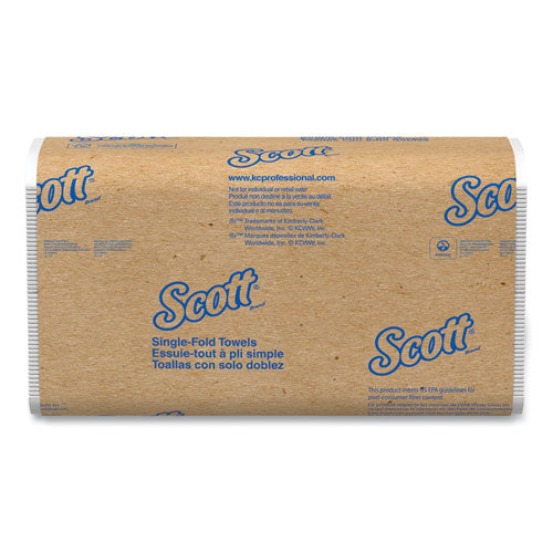 Scott Essential Single-Fold Towels, Absorbency Pockets, 9.3 x 10.5, 250-PK, 16 PK-CT 1700