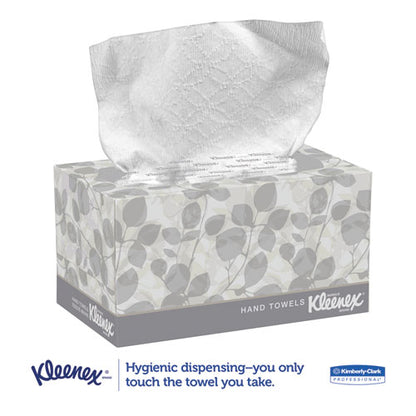 Kleenex Hand Towels, Pop-Up Box, Cloth, 9 X 10 Â½, 120-Box, 18 Boxes-Carton KCC 01701