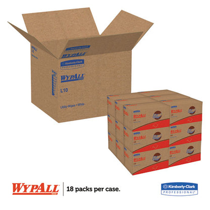 WypAll L10 SANI-PREP Dairy Towels,POP-UP Box, 1Ply, 10 1-2x10 1-4, 110-Pk, 18 Pk-Carton KCC 01772