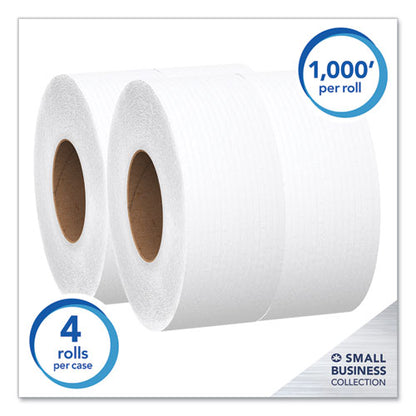 Scott Essential JRT Jumbo Roll Bathroom Tissue, Septic Safe, 2-Ply, White, 1000 ft, 4 Rolls-Carton 3148