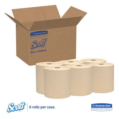Scott Essential Hard Roll Towels, 1.5" Core, 8 x 800ft, Natural, 12 Rolls-Carton 4142