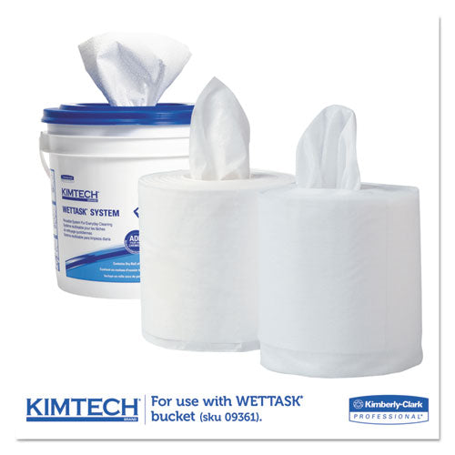 Kimtech WetTask System for Solvents, Wipers Only, 9 x 15, White, 275-Roll, 2 Roll-Carton KCC 06006