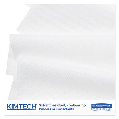 Kimtech SCOTTPURE Wipers, 1-4 Fold, 12 x 15, White, 100-Box, 4-Carton 6121