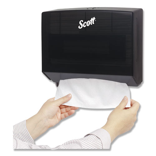 Scott Scottfold Folded Towel Dispenser, 10.75 x 4.75 x 9, Black 09215