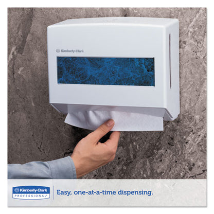 Kimberly-Clark Professional Scottfold Compact Towel Dispenser, 13.3 x 10 x 13.5 Pearl White 9217