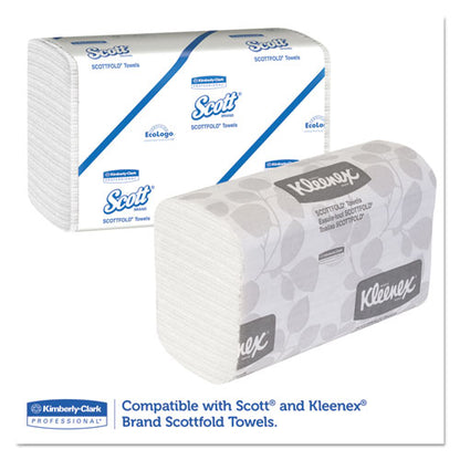 Kimberly-Clark Professional Scottfold Compact Towel Dispenser, 13.3 x 10 x 13.5 Pearl White 9217