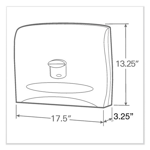 Scott Personal Seat Cover Dispenser, 17.5 x 2.25 x 13.25, White 9505