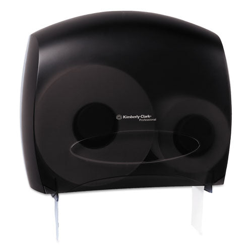 Kimberly-Clark Professional JRT Jr. Escort Jumbo Bathroom Tissue Dispenser, 13.33" x 5.75" x 16", Smoke KCC 09507