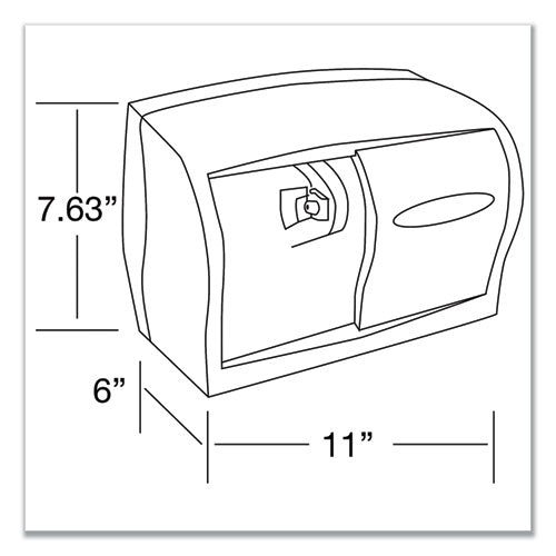 Scott Pro Coreless SRB Tissue Dispenser, 7 1-10 x 10 1-10 x 6 2-5, Stainless Steel 09606