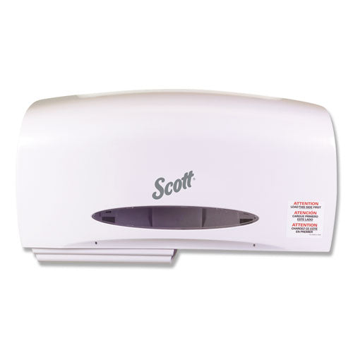 Scott Essential Coreless Twin Jumbo Roll Tissue Dispenser, 20 1-10 x 5 9-10 x 10 9-10 KCC 09609