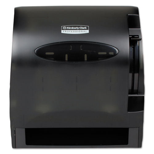 Kimberly-Clark Professional Lev-R-Matic Roll Towel Dispenser, 13.3 x 9.8 x 13.5, Smoke 09765