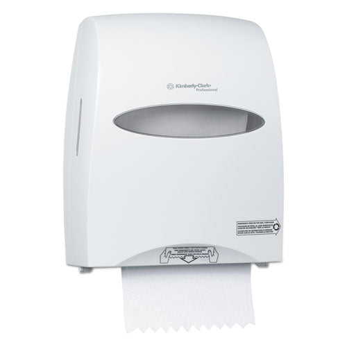 Kimberly-Clark Professional Sanitouch Hard Roll Towel Dispenser, 12.63 x 10.2 x 16.13, White 09995
