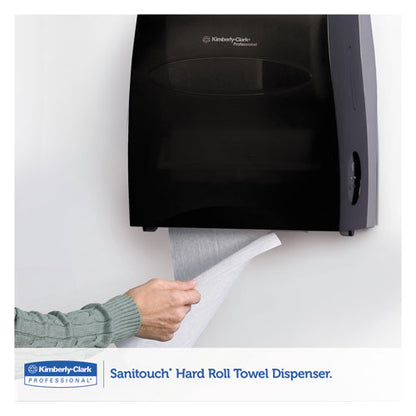 Kimberly-Clark Professional Sanitouch Hard Roll Towel Dispenser, 12.63 x 10.2 x 16.13, Smoke 09996
