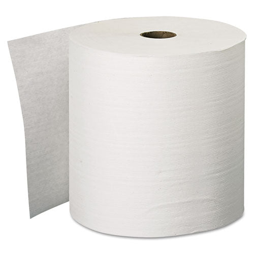 Scott Essential Plus Hard Roll Towels, 1.5" Core, 8" x 600 ft, White, 6 Rolls-Carton 11090