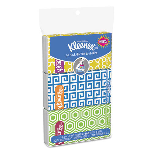 Kleenex On The Go Packs Facial Tissues 3 Ply 10 Sheets White (36 Pack) 11976