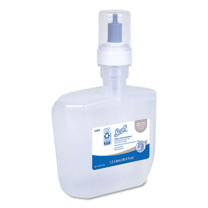 Scott Essential Alcohol-Free Foam Hand Sanitizer, 1,200 ml, Clear, 2-Carton 12979