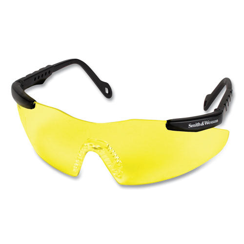 Smith & Wesson Magnum 3G Safety Eyewear, Black Frame, Yellow-Amber Lens KCC19826