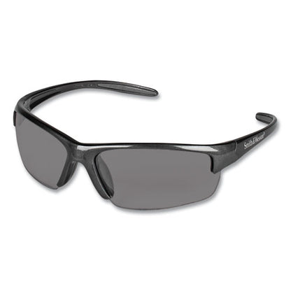 KleenGuard Equalizer Safety Glasses, Gun Metal Frame, Smoke Lens, 12-Carton KCC21297