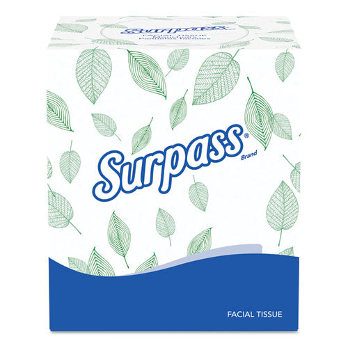 Surpass Pop-Up Box Facial Tissue 2 Ply 110 Sheets White (36 Pack) 21320