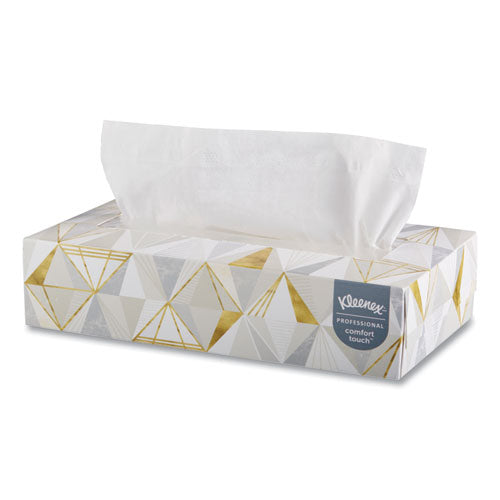 Kleenex Flat Box Facial Tissue 2 Ply 125 Sheets White (Single Box) 21606