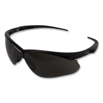 KleenGuard V60 Nemesis Rx Reader Safety Glasses, Black Frame, Smoke Lens, +2.5 Diopter Strength, 12-Carton KCC22519