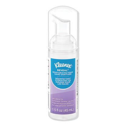 Kleenex Ultra Moisturizing Foam Hand Sanitizer, 1.5 oz, Clear, 24-Carton 34604