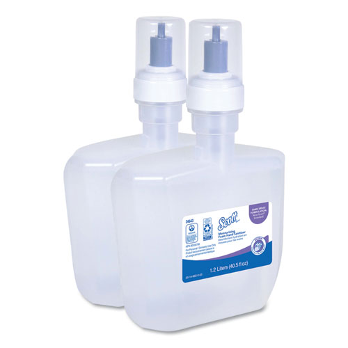 Scott Control Super Moisturizing Foam Hand Sanitizer, 1,200 mL, Clear, 2-Carton 34643
