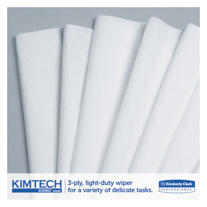Kimtech Kimwipes Delicate Task Wipers, 3-Ply, 11 4-5 x 11 4-5, 119-Box, 15 Boxes-Carton KCC 34743
